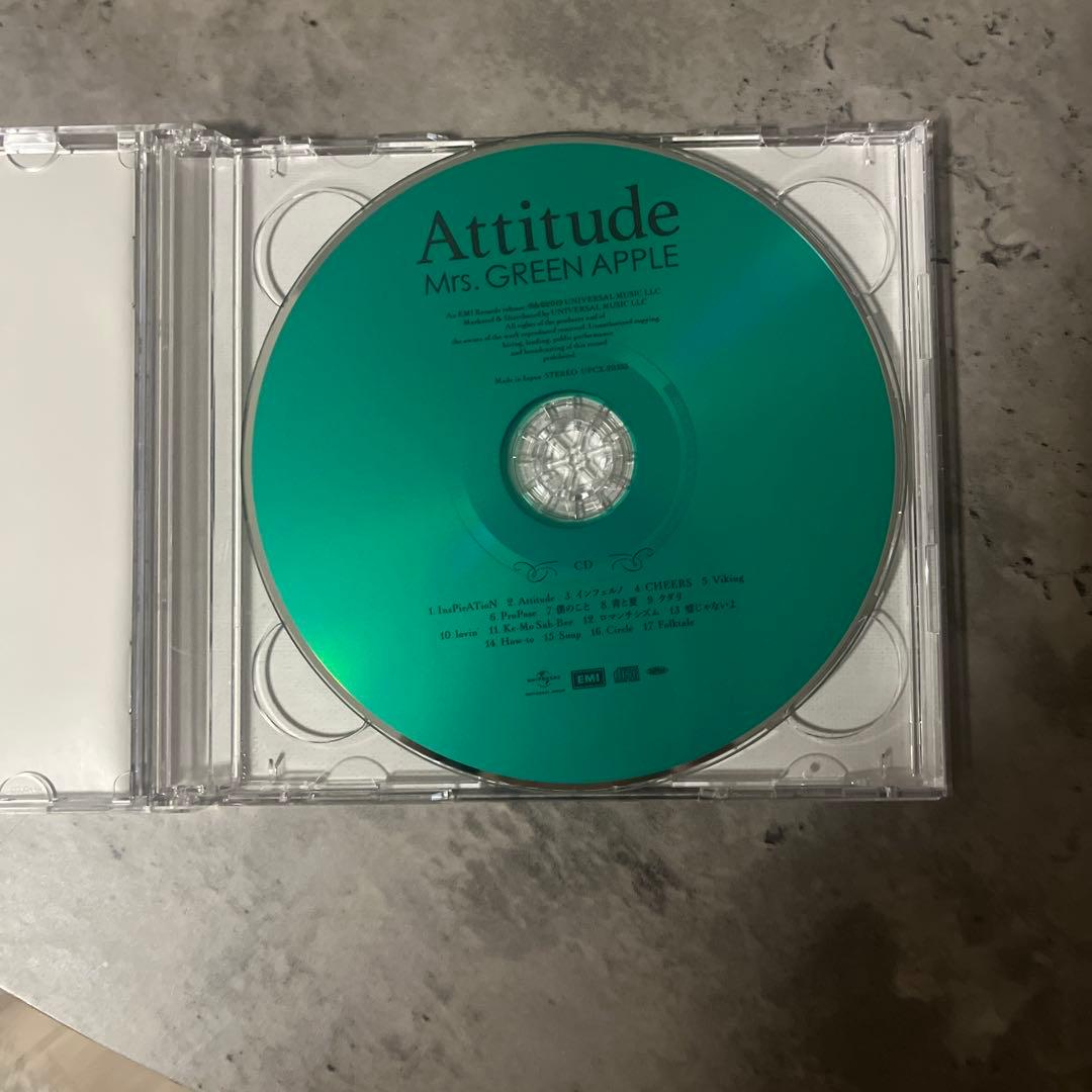 Mrs. GREEN APPLE Attitude 初回限定盤 DVD