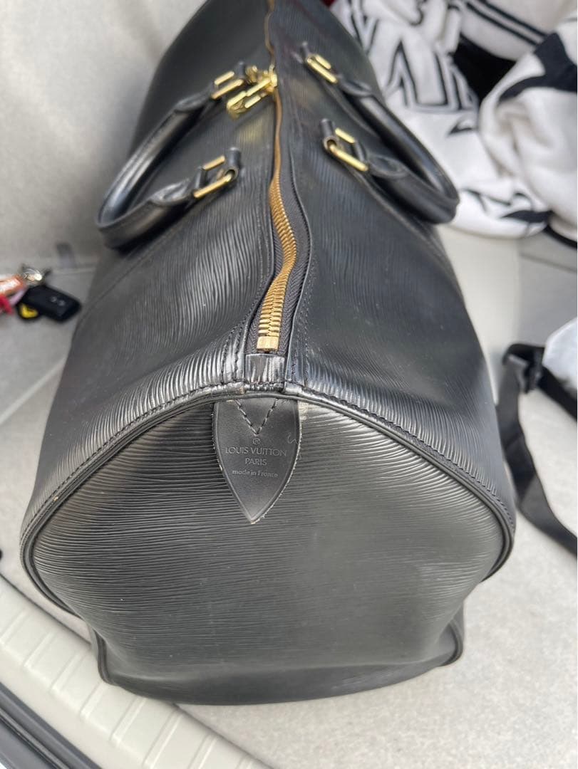 Louis Vuitton エピレザー キーポル50ブラック ボストンバッグ