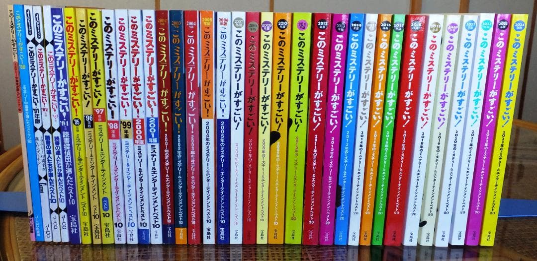 このミステリーがすごい！創刊～2025年版 全37冊全巻セット
