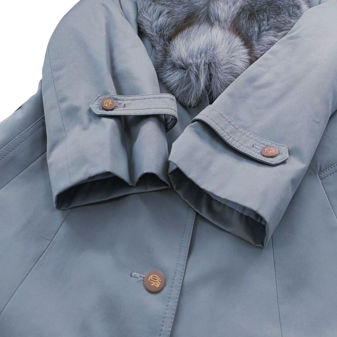 TOGU TOHOMINK　ロングコート　13　ファー　ライナー付　Aライン