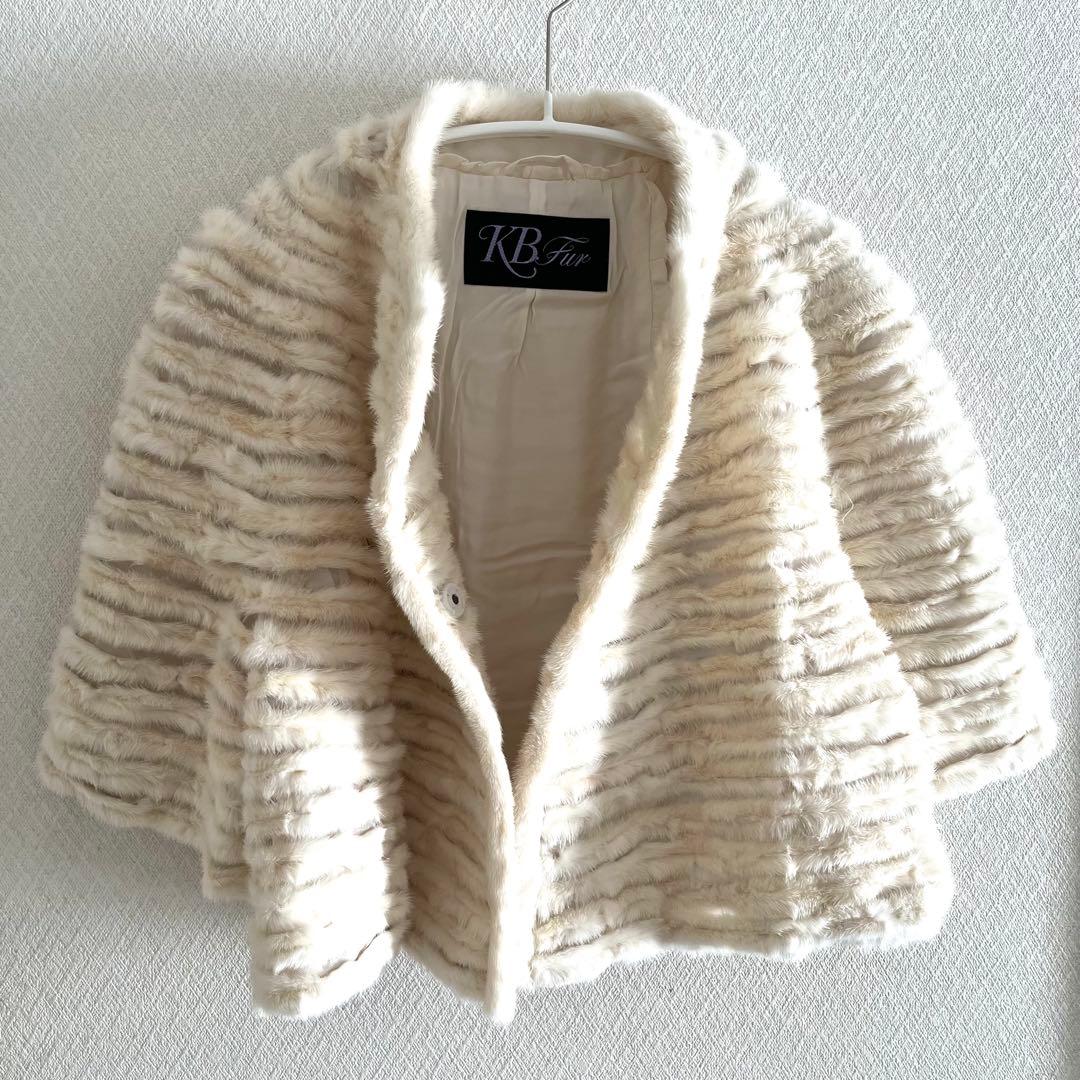【専用】KB fur 木下物産 ミンク 毛皮 ファーコート ボレロ カーディガン