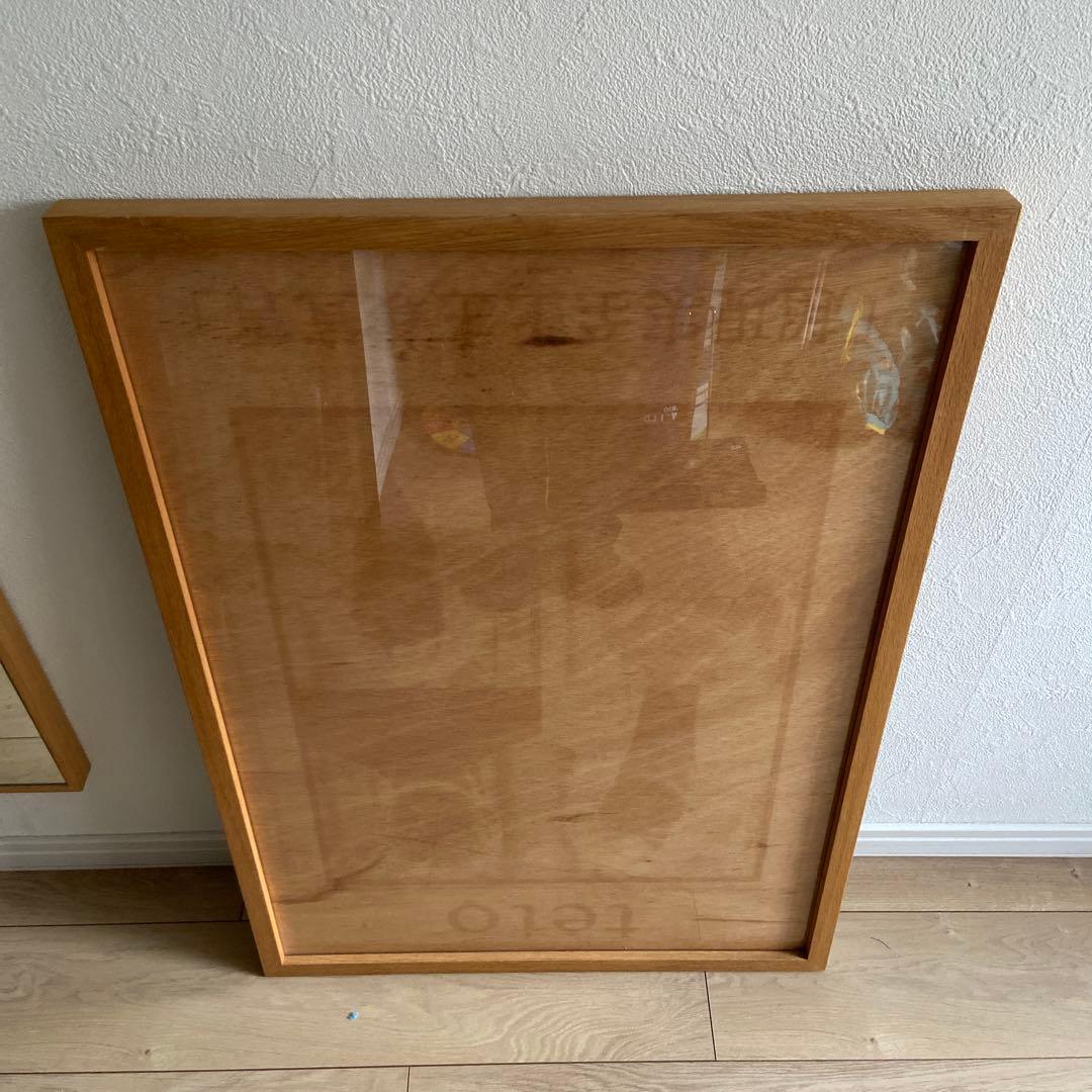 オーク材B2サイズ　ポスターフレーム