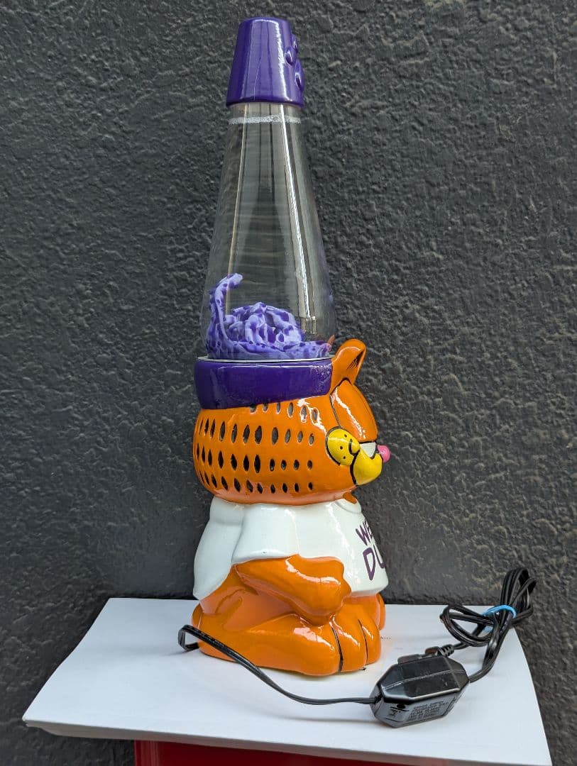 【ガーフィールド超レアな”ラバライト“＋α】1999 癒しのインテリア中古美品