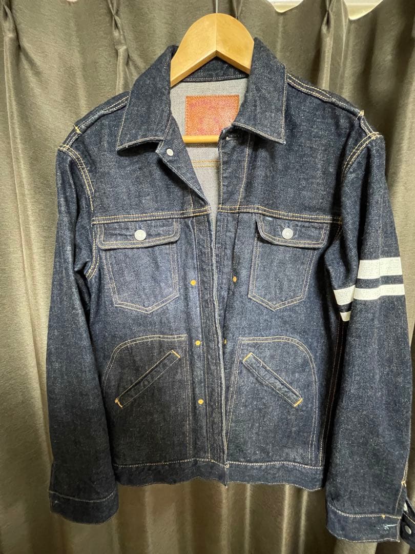 MOMOTARO JEANS デニムジャケット 40 インディゴ出陣 美品