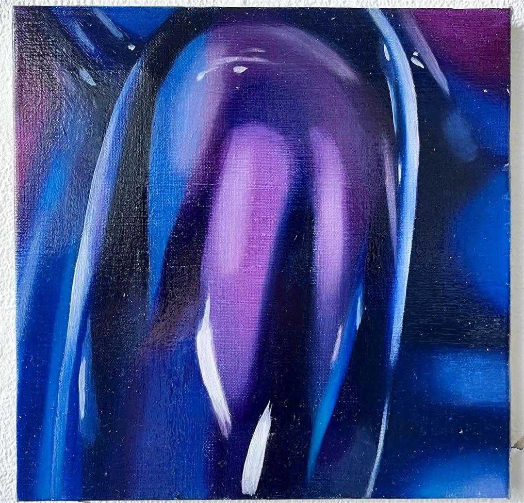 「ゴム」 油絵 油彩画 S3号