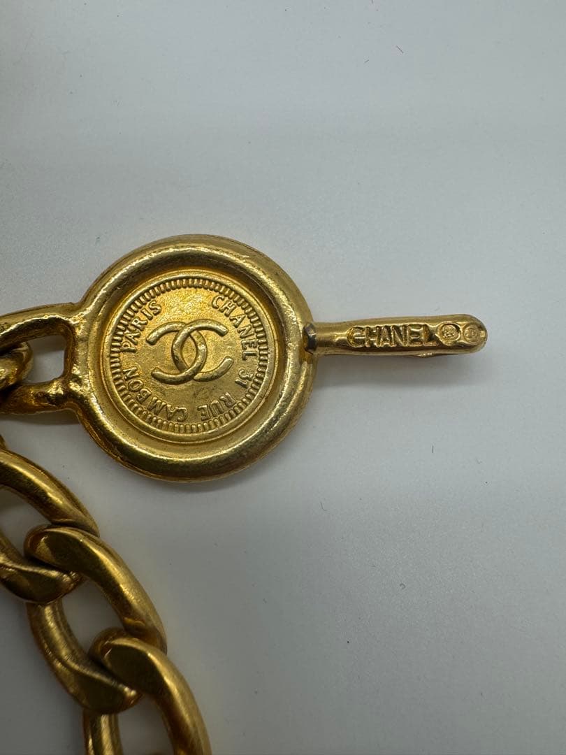 【たまや】CHANEL シャネル ヴィンテージ チェーンベルト