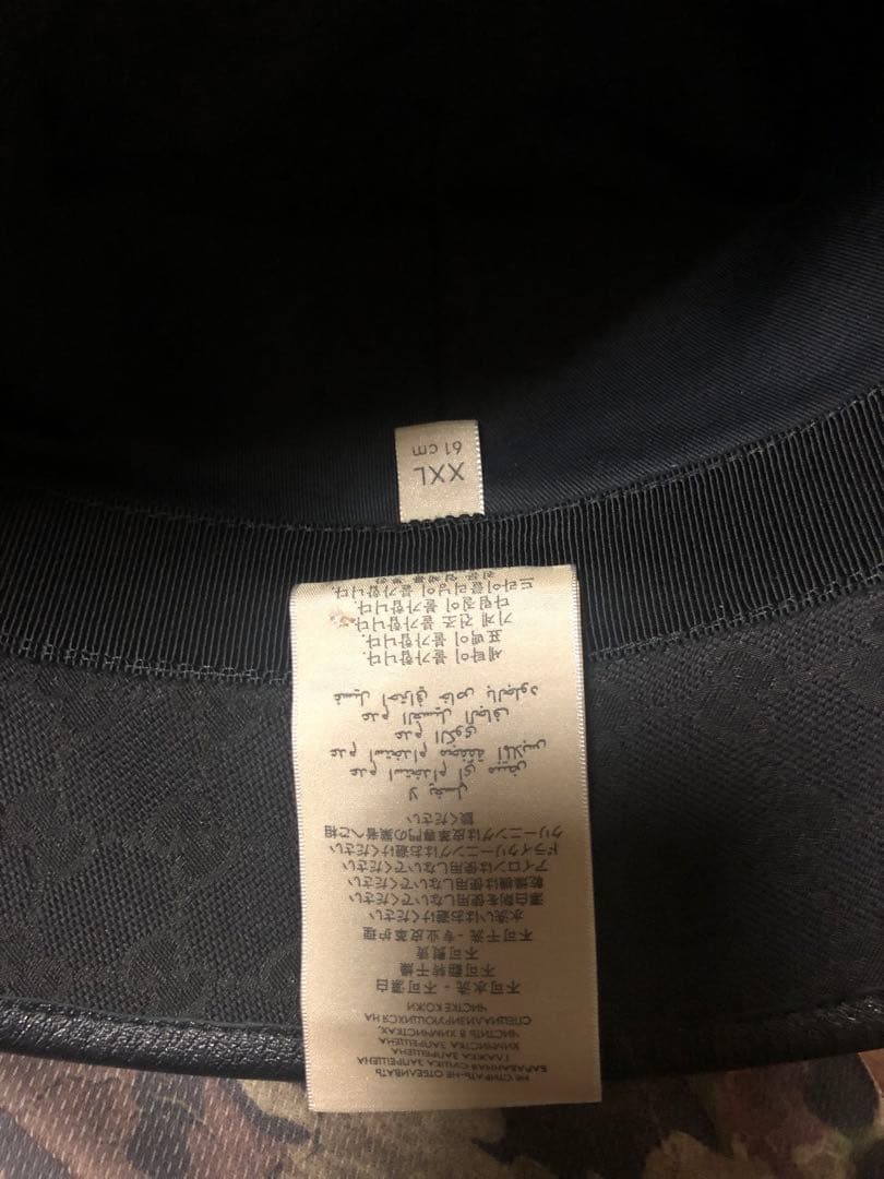 GUCCI バケットハット ブラック XXL