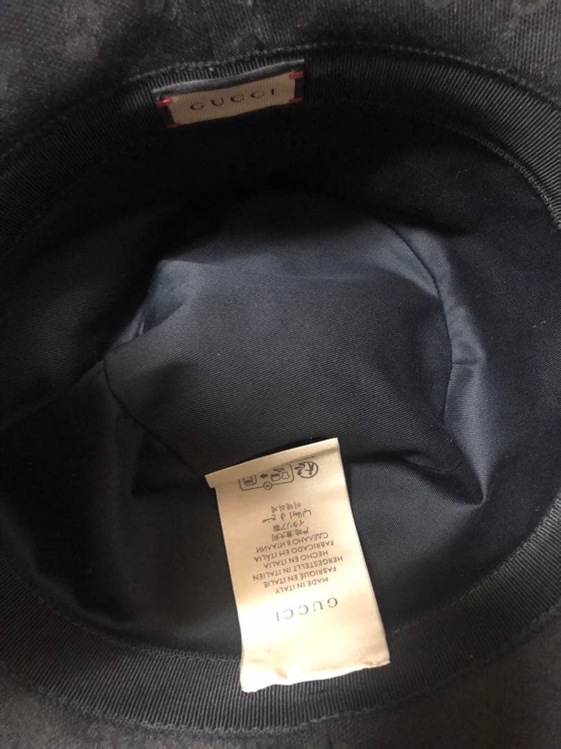 GUCCI バケットハット ブラック XXL