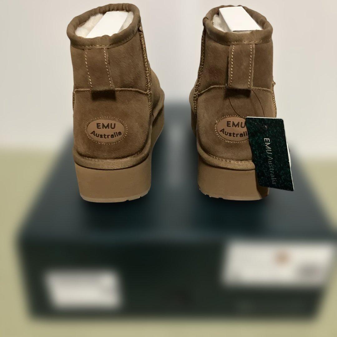 yuayuna.love.313 emu プラットフォームムートンブーツ