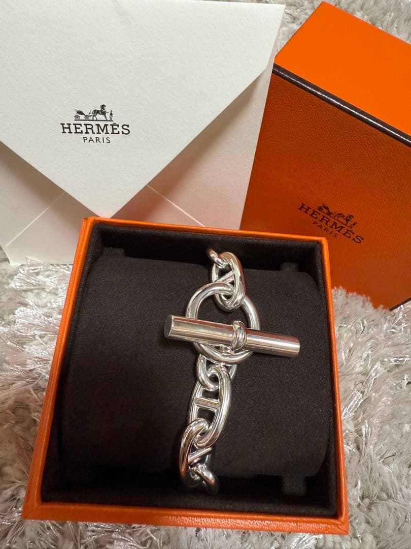 【新品】HERMES エルメス シェーヌダンクル GM 13 ブレスレット