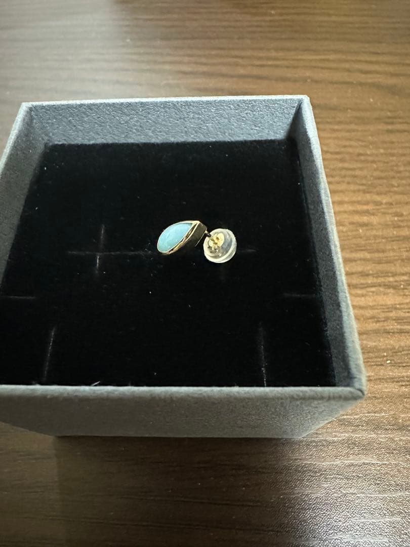 【極美品】ジュエッテJouete[ピンズ] K10YG ピアス ラリマー