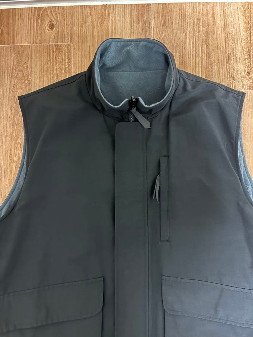 PWA WIND-STOP RV VEST BLACK プア　リバーシブルベスト