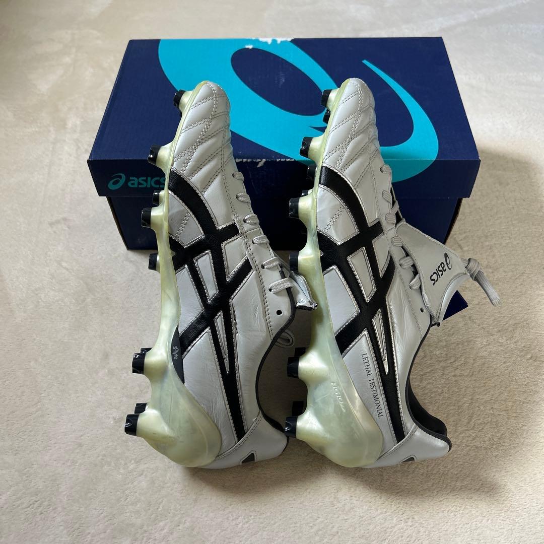 asics ラグビー用スパイクシューズ シルバー/ブラック