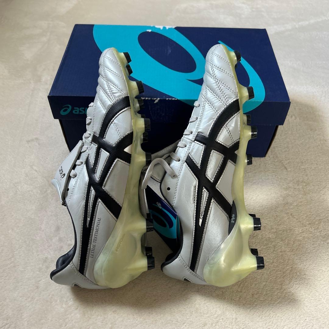 asics ラグビー用スパイクシューズ シルバー/ブラック