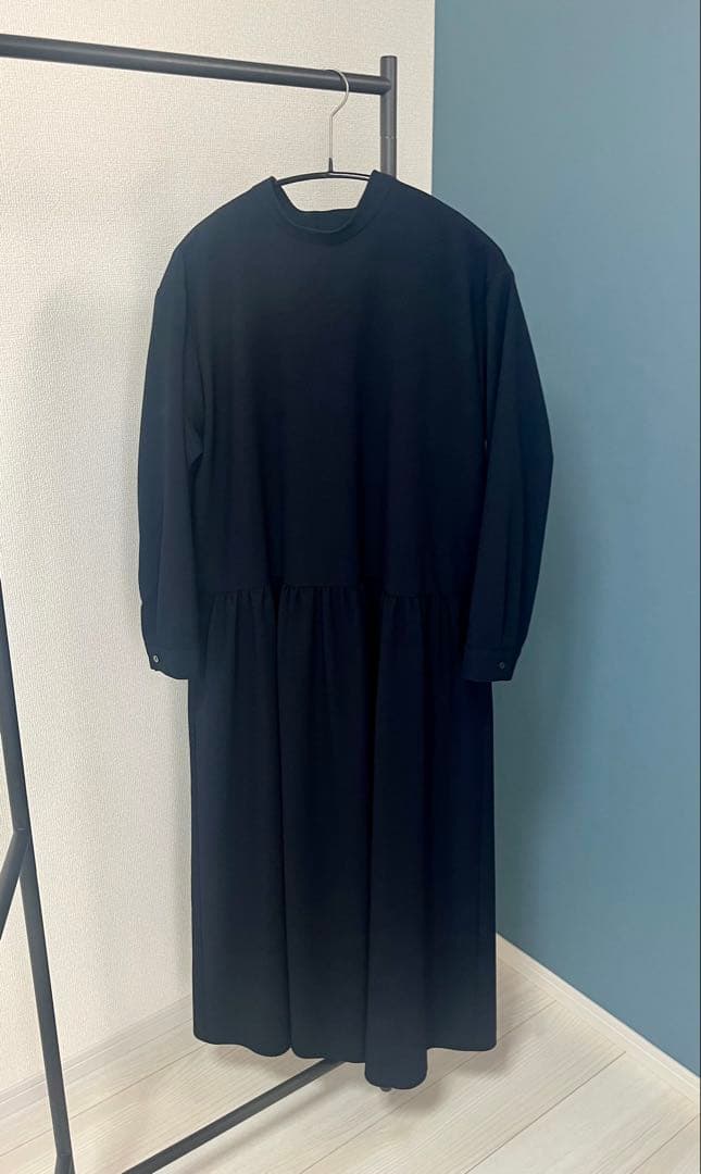 美品/北欧、暮らしの道具店/シワになりにくいフォーマルワンピース/Mサイズ