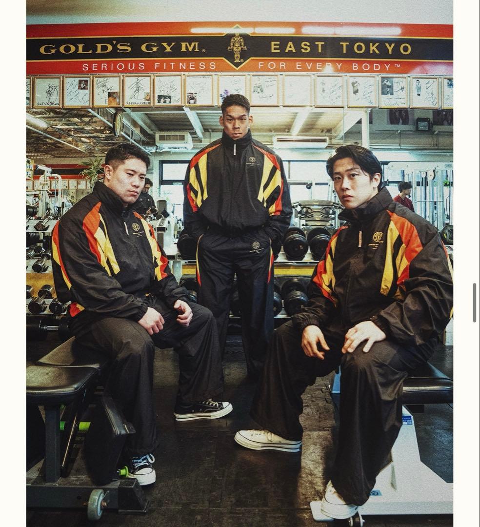 LYFT × GOLD GYM ナイロンジャケット　セットアップ