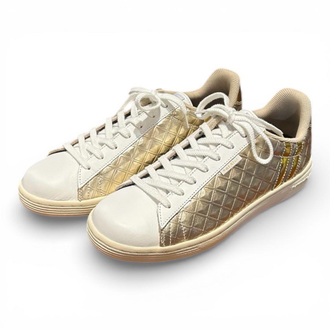 パトリック ゴルフ　ケベック・カップ ピラミッドホワイト/ゴールド