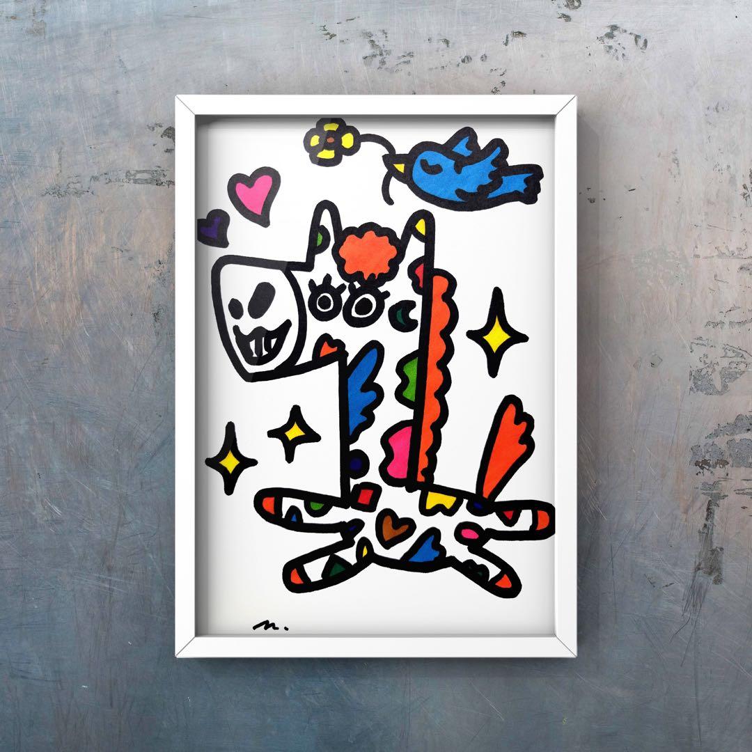 原画 『いつもご機嫌が良い馬』