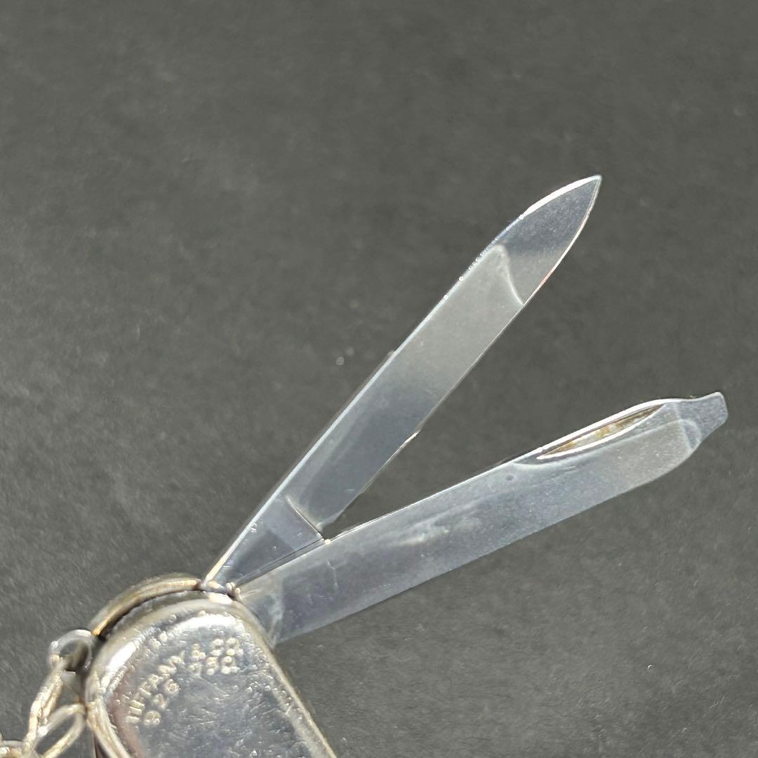 ティファニー ヴィクトリノックス マルチツール ハサミ ナイフ シルバー925