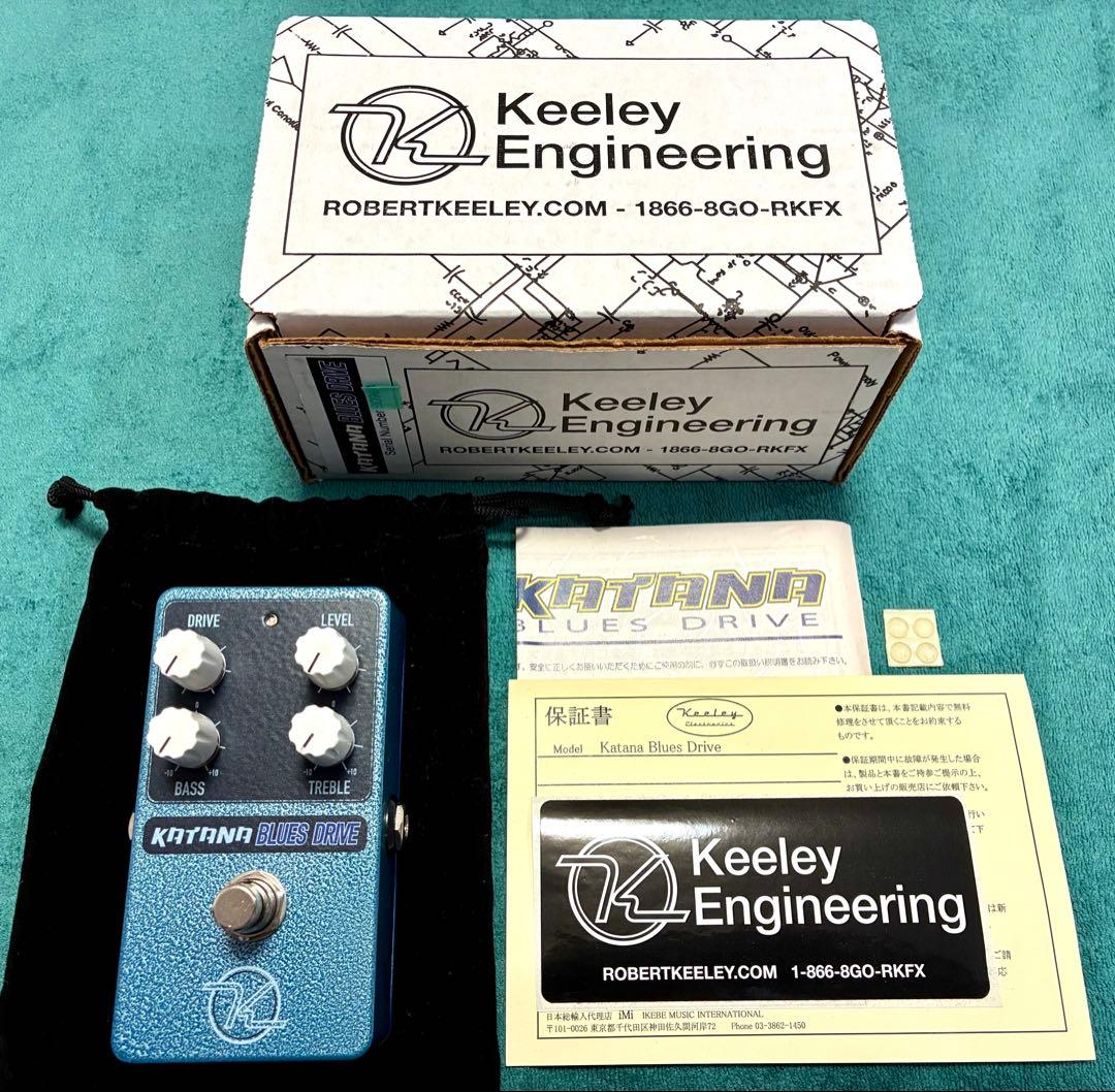 【レア】Keeley Katana BluesDrive 【正規美品】付属品完備