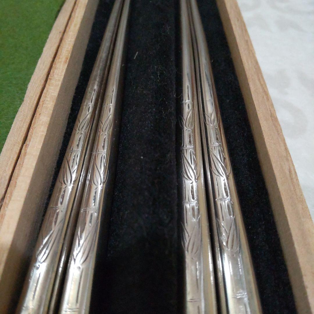 齋*彦様 夫婦箸 銀製