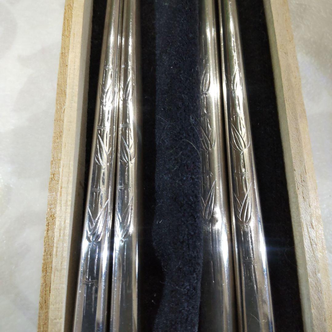 齋*彦様 夫婦箸 銀製