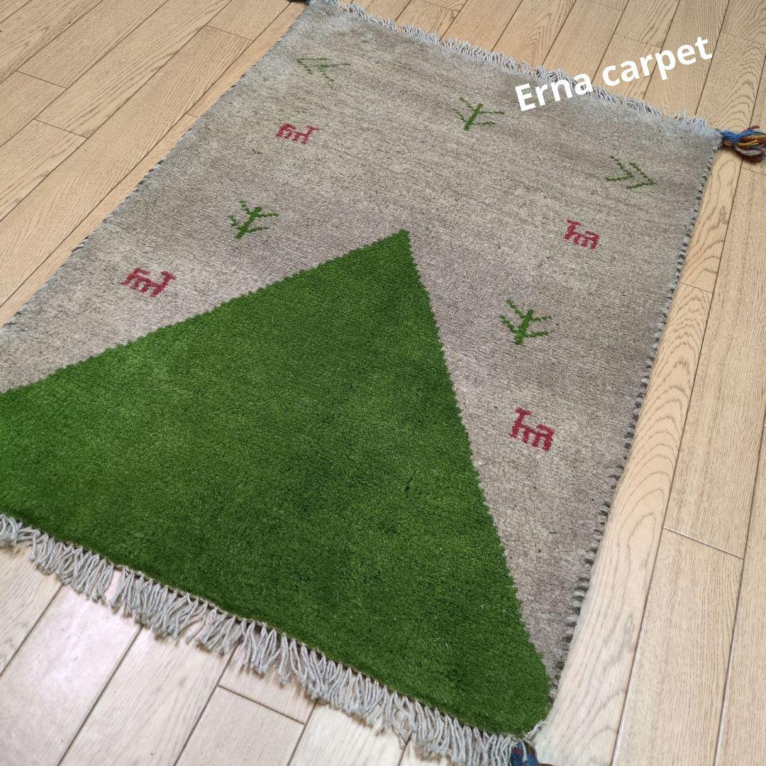 Summer SALE ペルシャ絨毯　ギャッベ　新品 88x60 cm