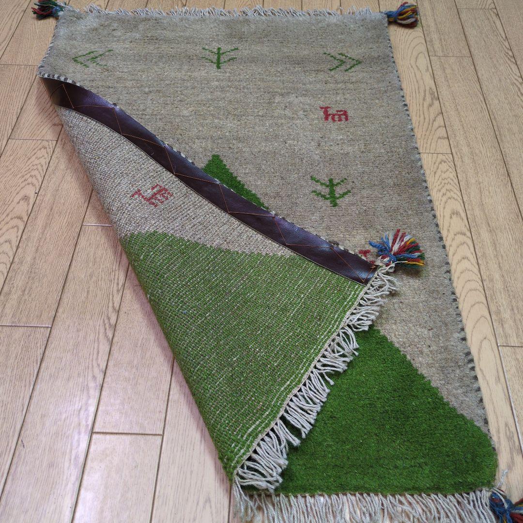 Summer SALE ペルシャ絨毯　ギャッベ　新品 88x60 cm