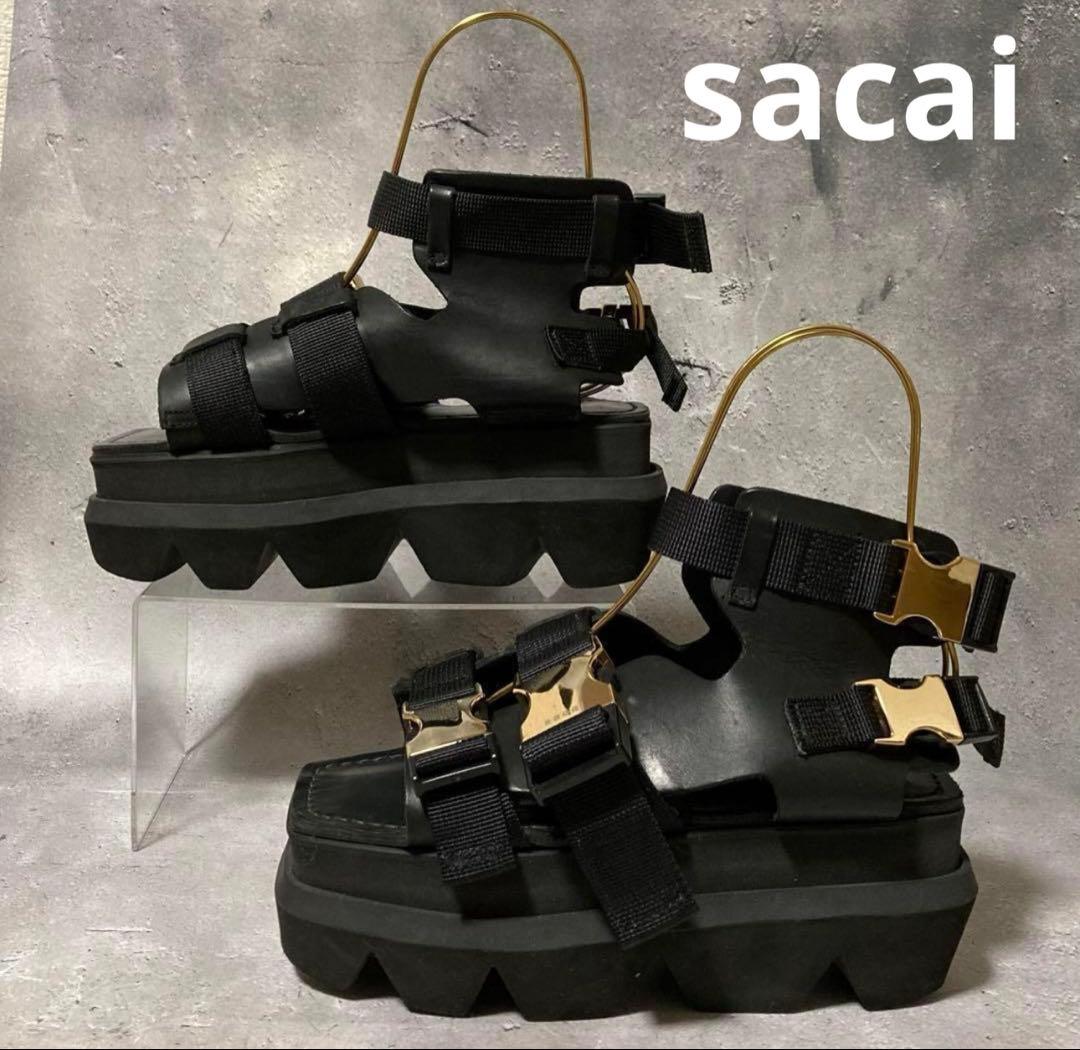 sacai　サカイ （39） プラットフォーム　厚底サンダル　20SS　即購入可