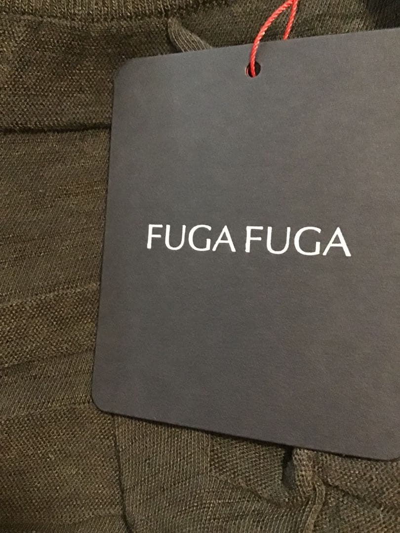 【新品未使用タグ付】佐藤繊維・FUGA FUGA ダークグレー・レギンス