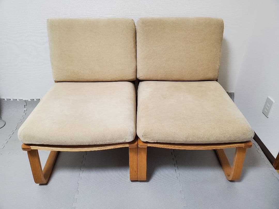 無印良品　リビングでもダイニングでもつかえるソファチェア