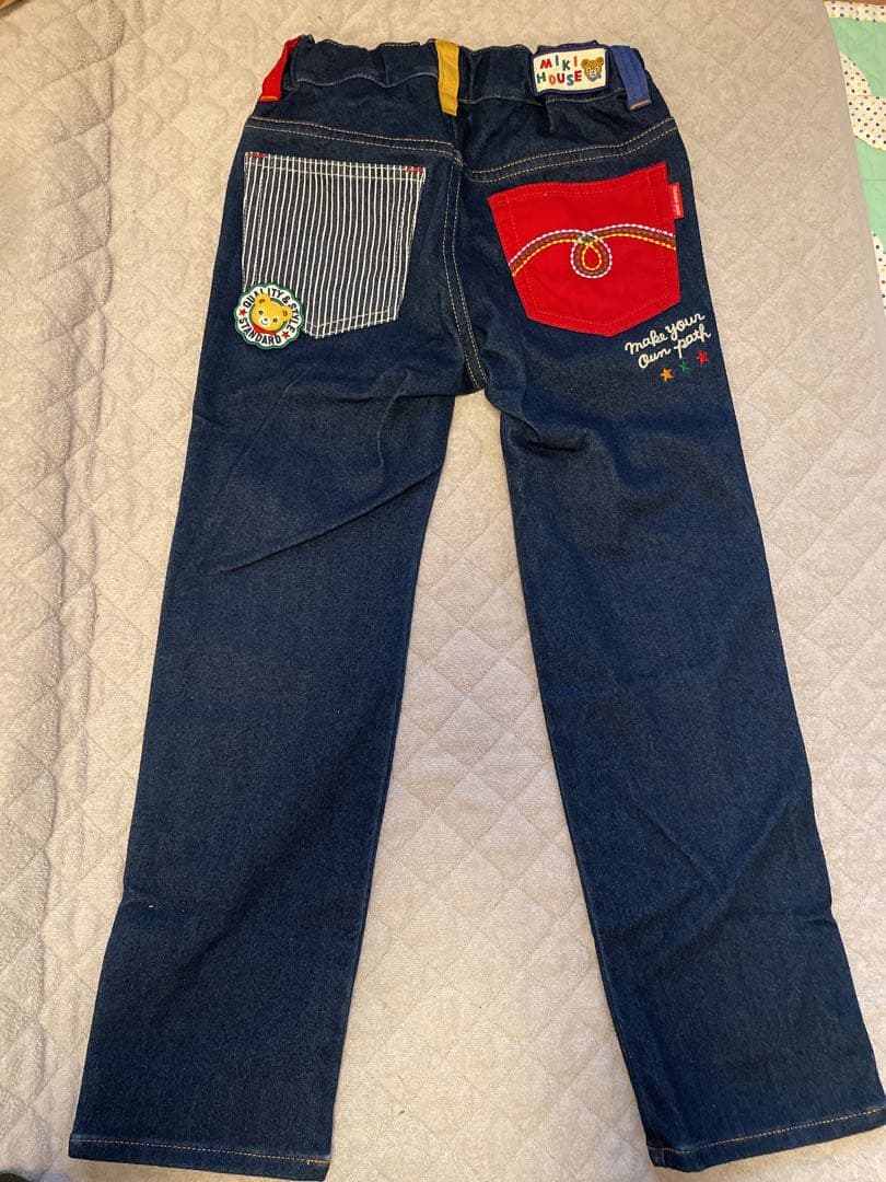 【新品未使用】ミキハウス ベースボール パンツ 120cm