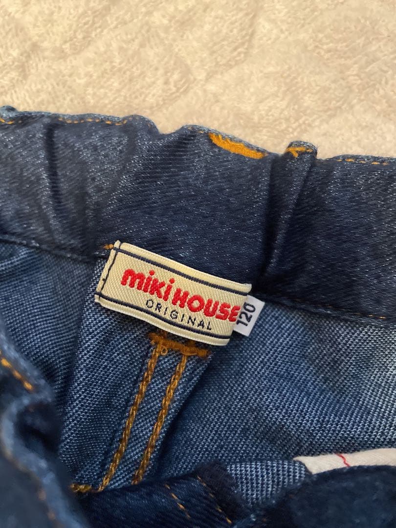【新品未使用】ミキハウス ベースボール パンツ 120cm