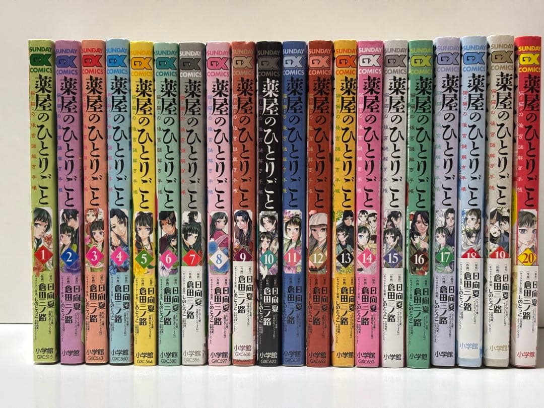 薬屋のひとりごと～猫猫の後宮謎解き手帳～ 1巻～20巻