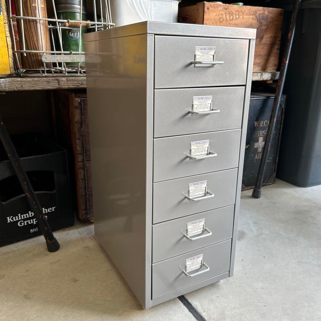 【廃盤】IKEA イケア HELMER ヘルメル 引き出し　スチール キャスター