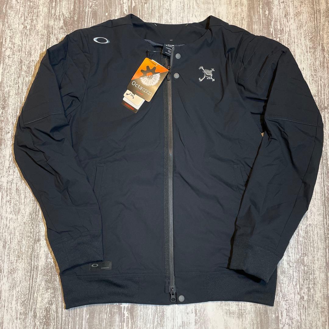 オークリー スカル　ゴルフウェア　ジャケット　ブルゾン　Mサイズ　ブラック