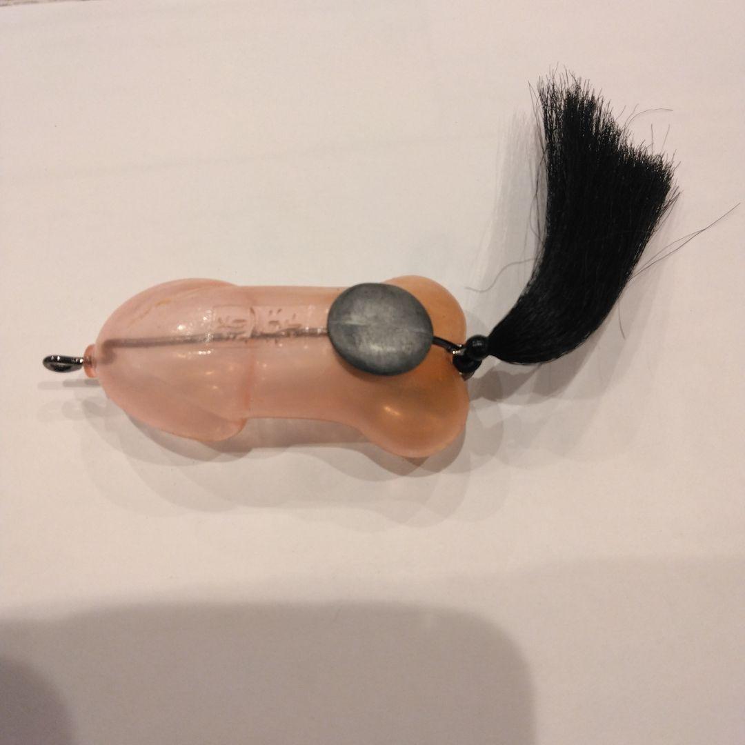 クリアピンク ハードルアー ブラックファー付き