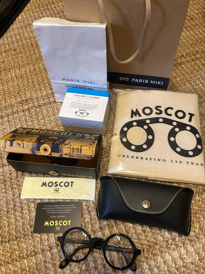 MOSCOT ZOLMAN モスコット　ゾルマン　伊達メガネ　46