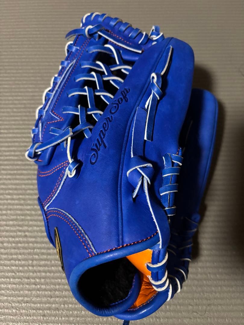 SSK 軟式グローブ　オールラウンド　野球　super soft 一般用　ブルー
