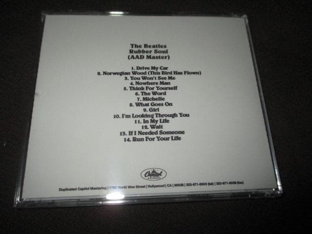 洋楽 Beatles Rubber Soul (RARE!! AAD Master)