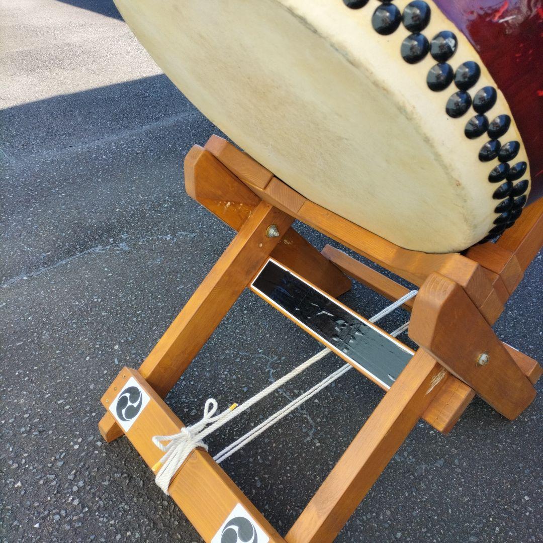 mura様　ご依頼商品　長胴太鼓　桶胴太鼓　斜め打ち太鼓台中古品③