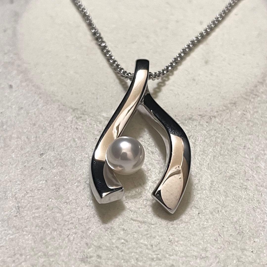 【ミキモト✨美品】 あこや真珠 ネックレス 7.0 ペンダント パール 1ピース