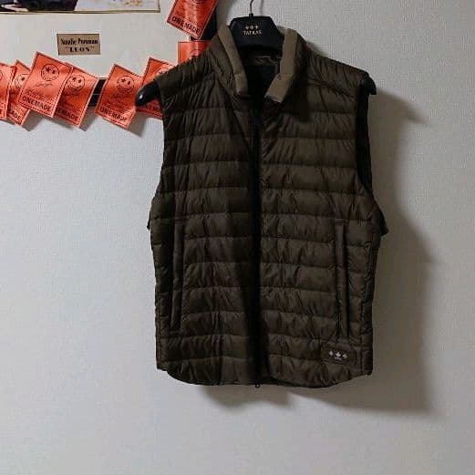 sale【美品】タトラスメンズダウンベストつき2wayモッズコート (カーキ)