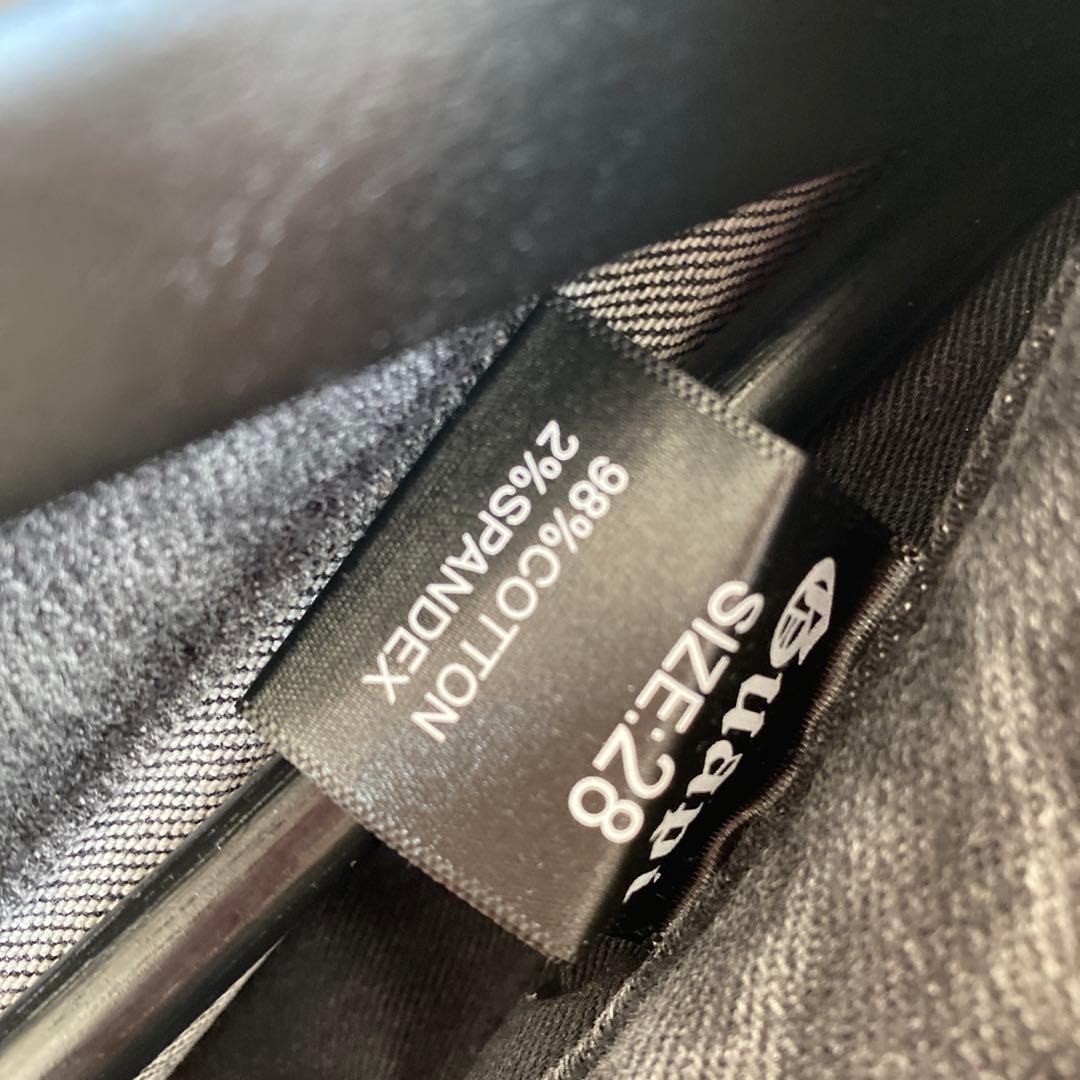 新品28 GUAPI フレア スキニー スタックデニム ジーンズ