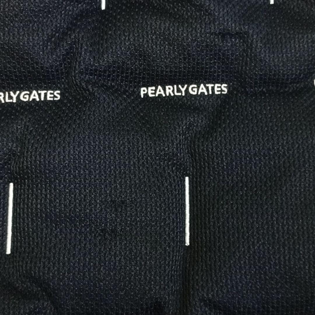 i47〚PEARLY GATES〛中綿フード付きベストネイビー サイズ4
