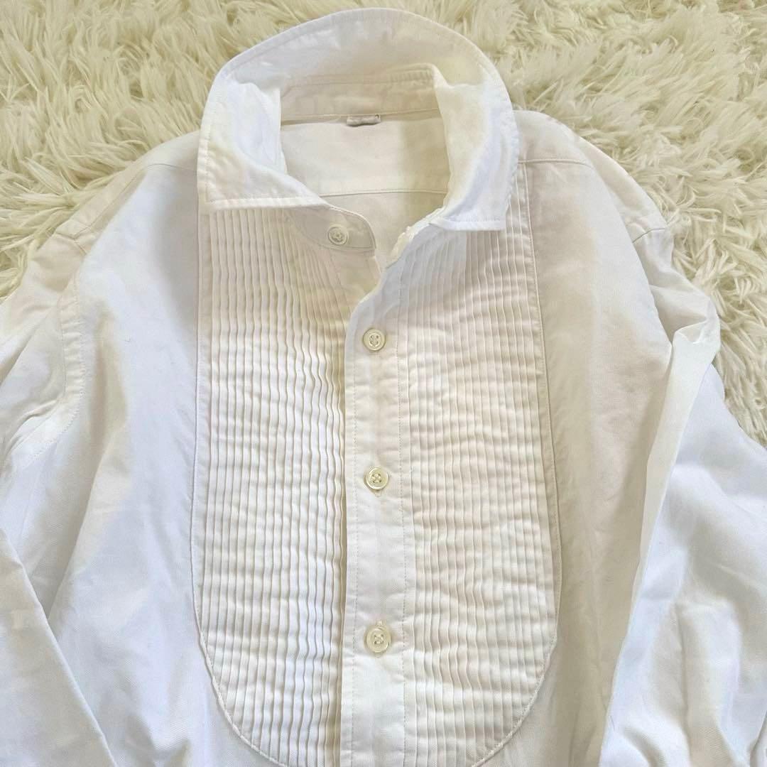 45R 100番双糸オックスフォード ピンタックシャツ 定価38500円