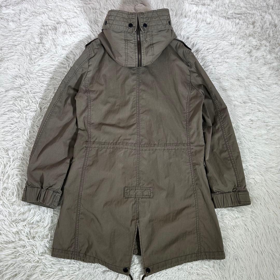 バーバリーブラックレーベル 3way モッズコート 中綿キルティングジャケット