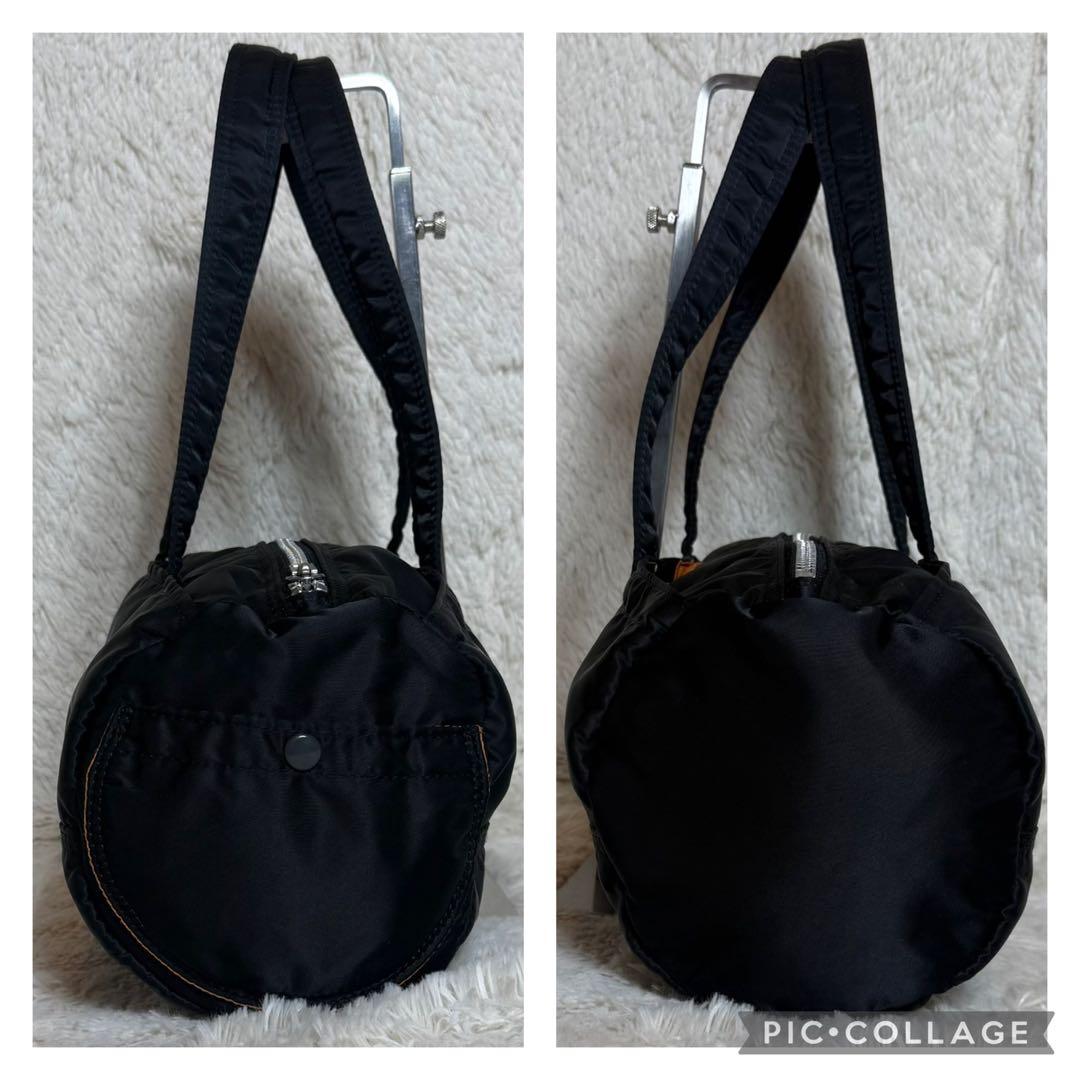 美品　PORTER　ポーター　タンカー　ミニボストンバッグ　Lサイズ　ブラック