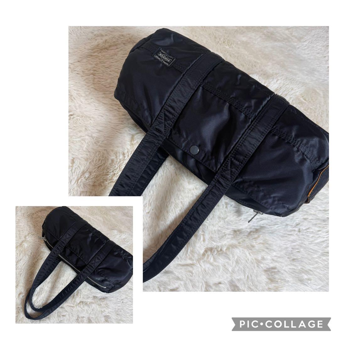 美品　PORTER　ポーター　タンカー　ミニボストンバッグ　Lサイズ　ブラック