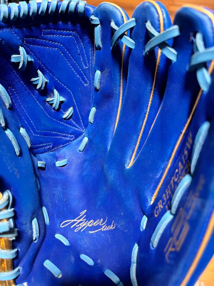 Rawlings 軟式グローブ 投手用 右投げ 大人用 青